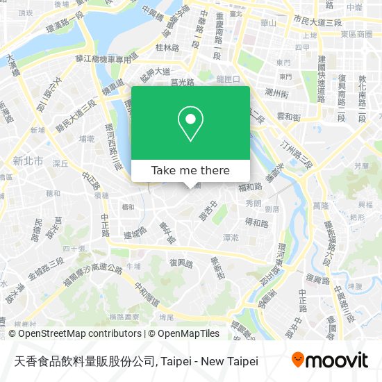 天香食品飲料量販股份公司地圖