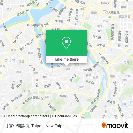 甘霖中醫診所地圖