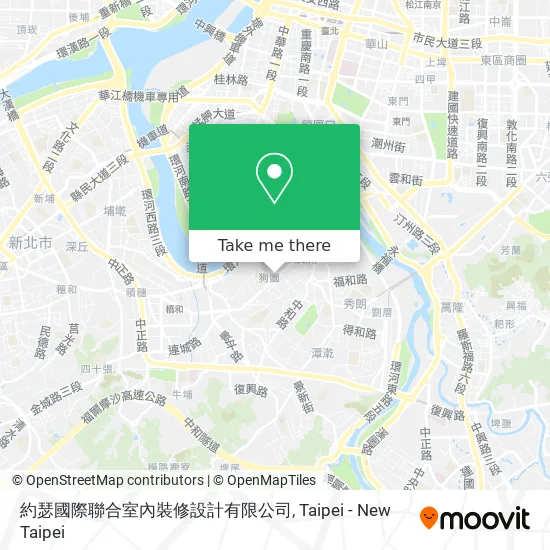 約瑟國際聯合室內裝修設計有限公司地圖