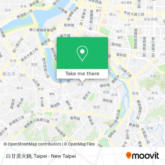白甘蔗火鍋 map
