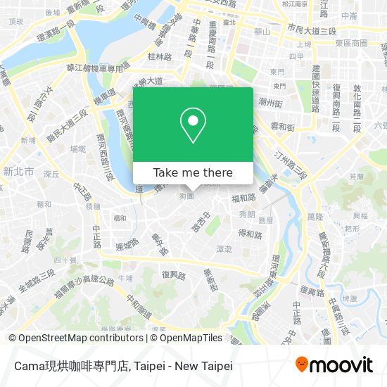 Cama現烘咖啡專門店 map