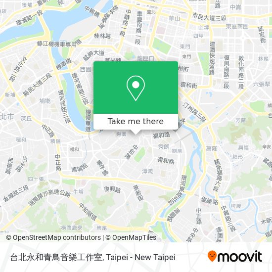 台北永和青鳥音樂工作室 map