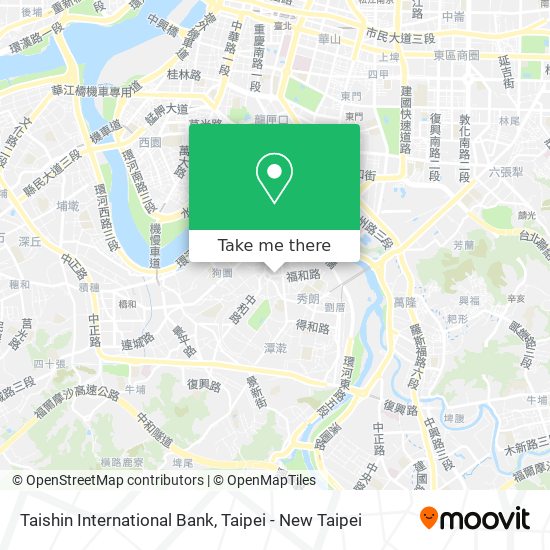 Taishin International Bank map