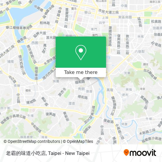 老霸的味道小吃店 map