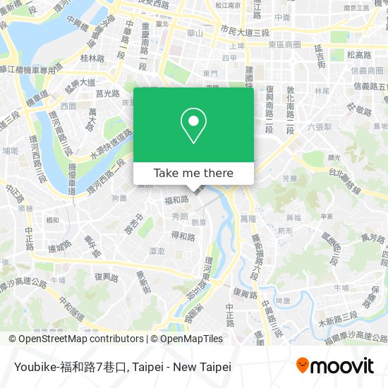 Youbike-福和路7巷口 map