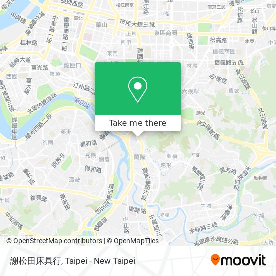 謝松田床具行 map