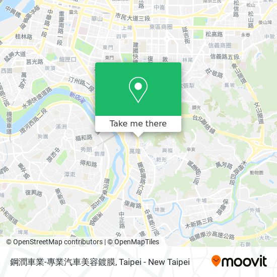 鋼潤車業-專業汽車美容鍍膜 map