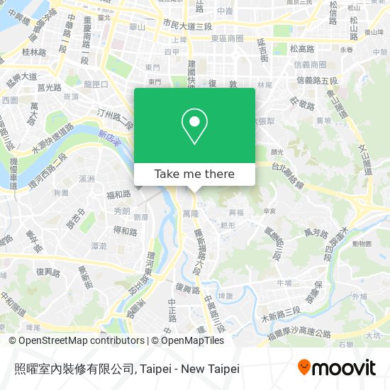 照曜室內裝修有限公司 map