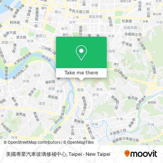 美國專業汽車玻璃修補中心 map