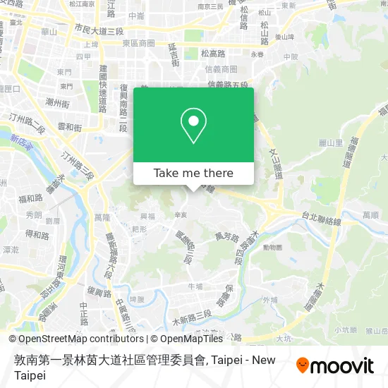 敦南第一景林茵大道社區管理委員會 map