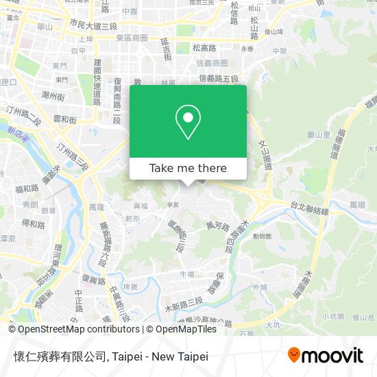 懷仁殯葬有限公司 map