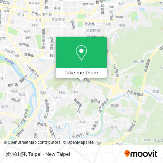愛眉山莊地圖