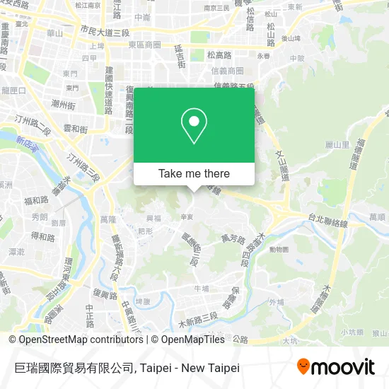 巨瑞國際貿易有限公司地圖