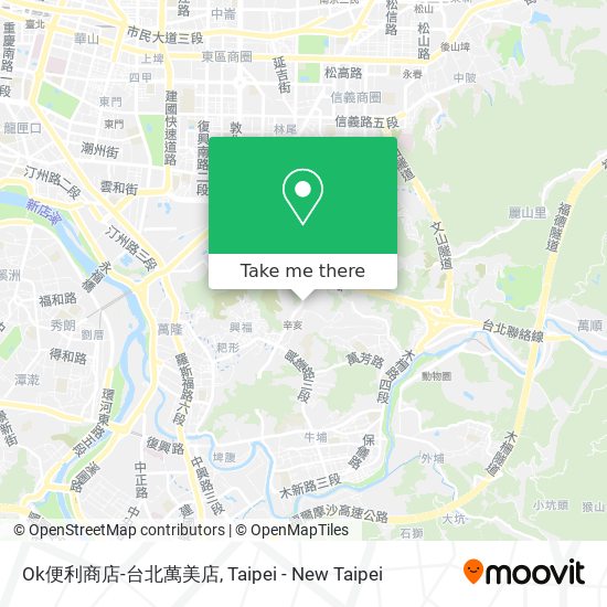 Ok便利商店-台北萬美店 map