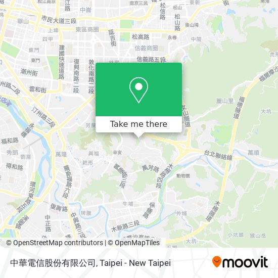 中華電信股份有限公司 map