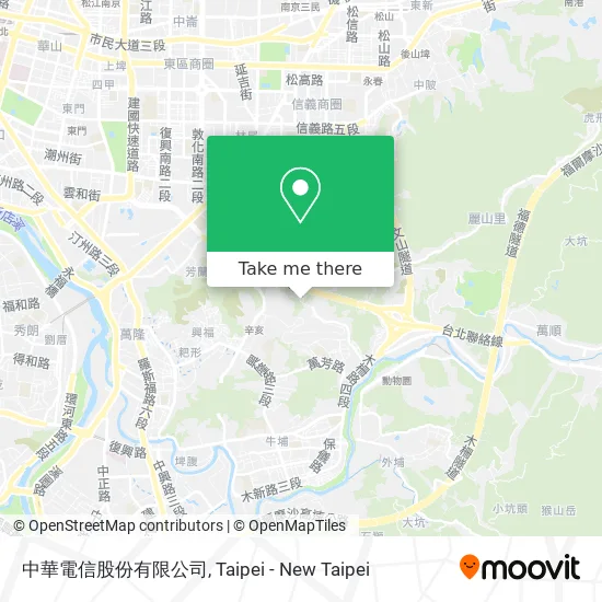中華電信股份有限公司 map