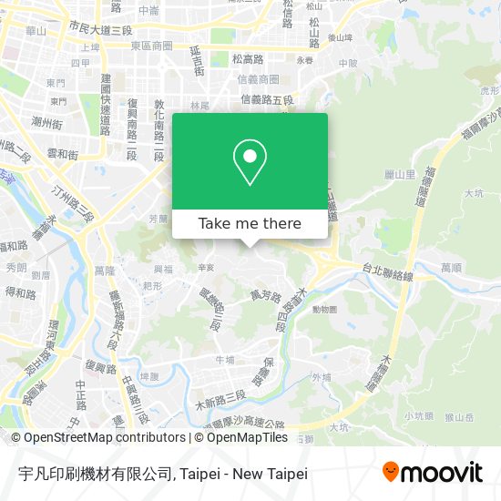 宇凡印刷機材有限公司 map