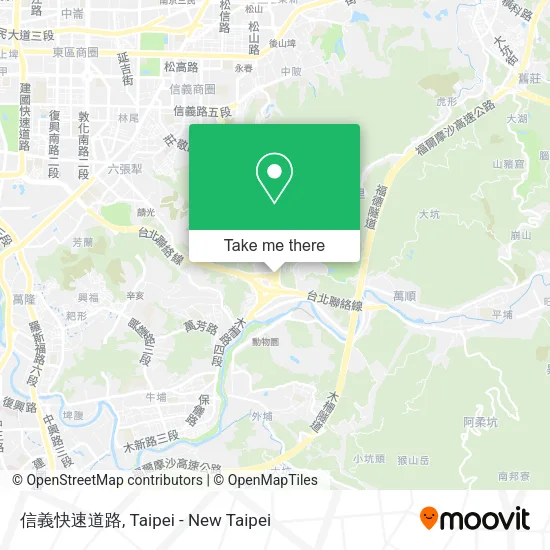 信義快速道路地圖