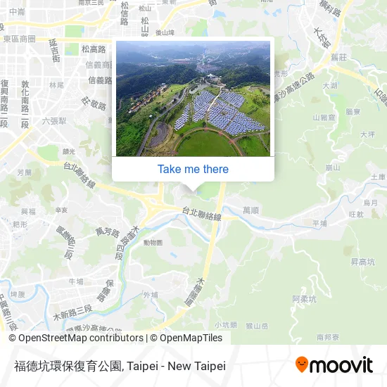 福德坑環保復育公園地圖