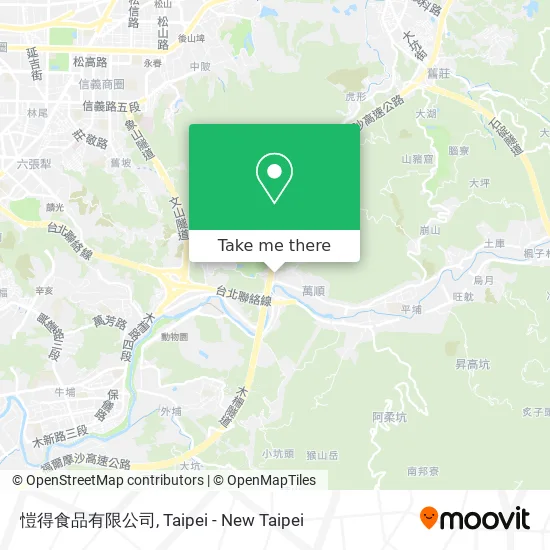 愷得食品有限公司地圖