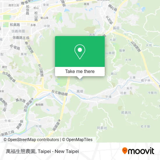 萬福生態農園地圖