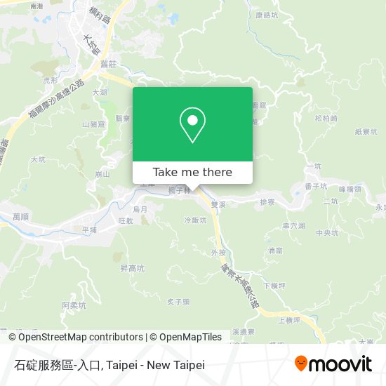 石碇服務區-入口地圖