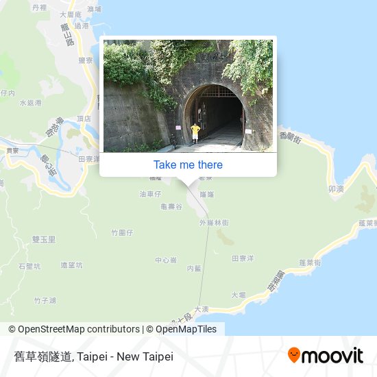 舊草嶺隧道 map