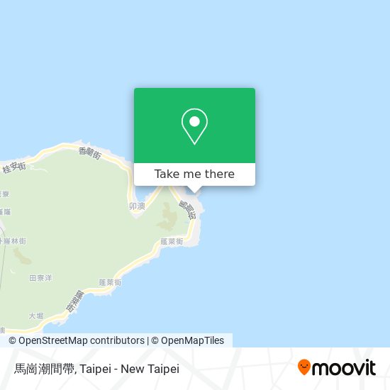 馬崗潮間帶地圖