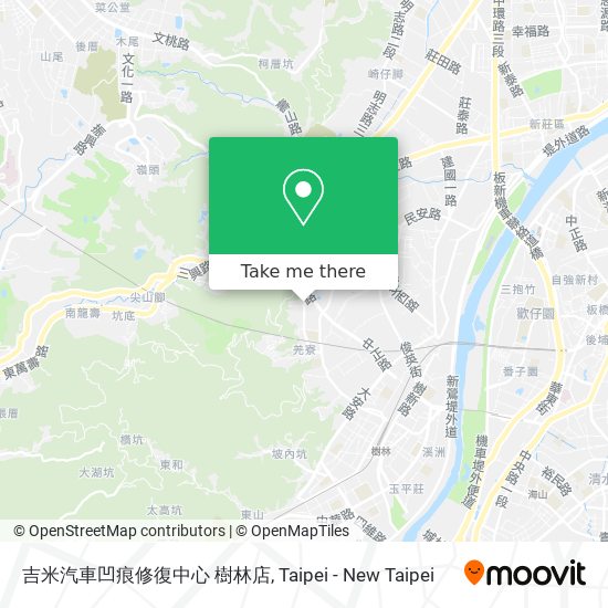 吉米汽車凹痕修復中心 樹林店 map