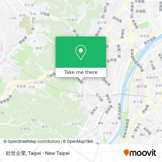 銓世企業 map