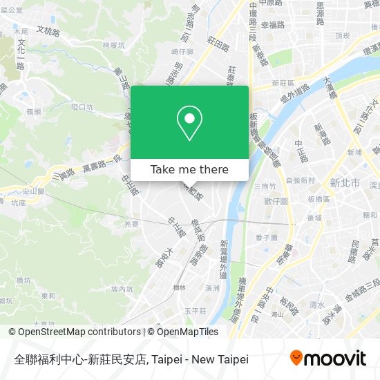 全聯福利中心-新莊民安店 map