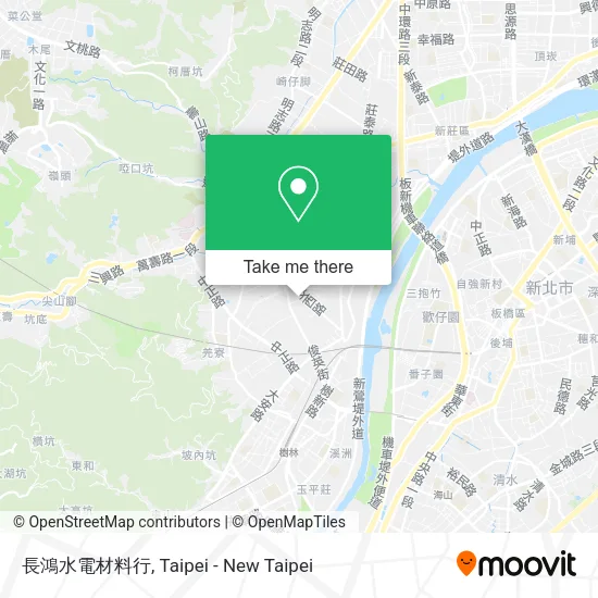 長鴻水電材料行地圖