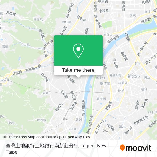 臺灣土地銀行土地銀行南新莊分行 map