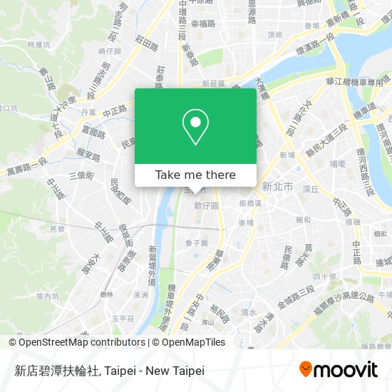 新店碧潭扶輪社地圖