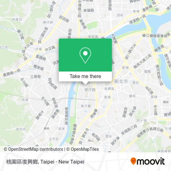 桃園區復興鄉地圖