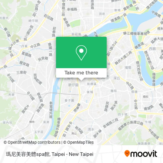 瑪尼美容美體spa館 map
