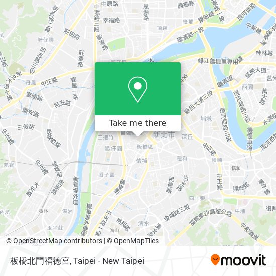 板橋北門福德宮 map