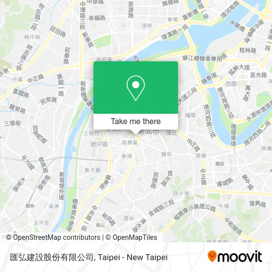 匯弘建設股份有限公司地圖