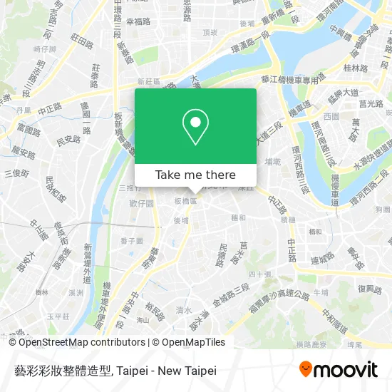 藝彩彩妝整體造型地圖