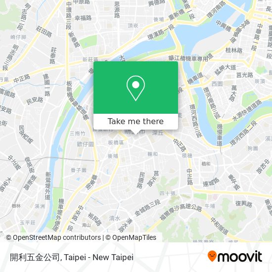 開利五金公司地圖