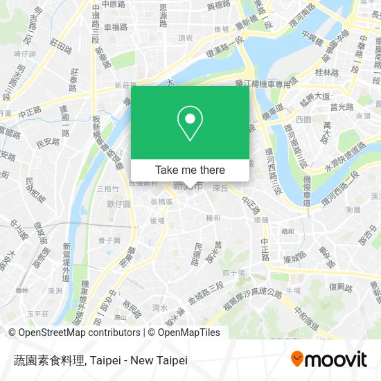 蔬園素食料理地圖