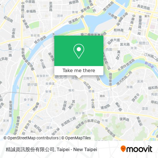 精誠資訊股份有限公司 map