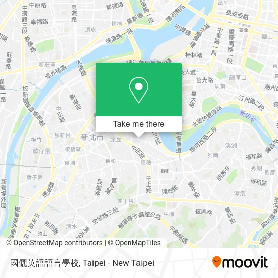 國儷英語語言學校地圖