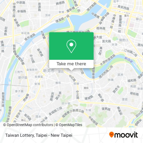 Taiwan Lottery map