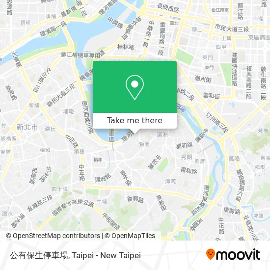 公有保生停車場 map