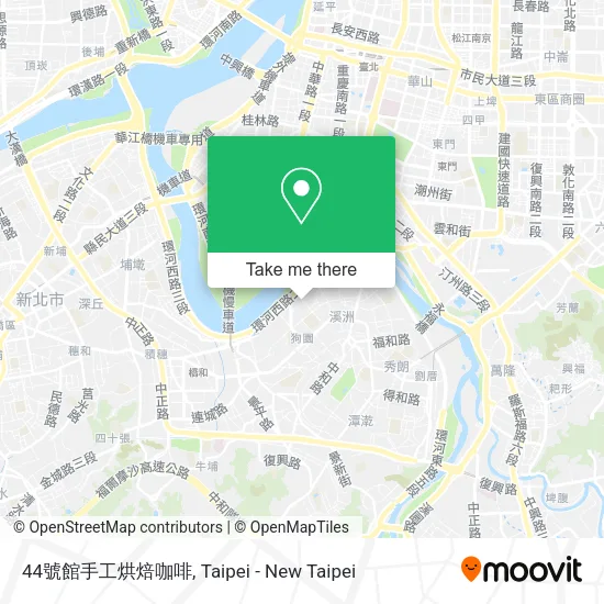 44號館手工烘焙咖啡 map