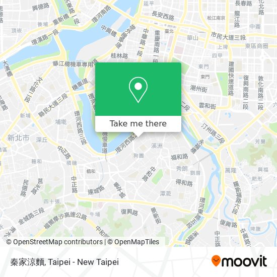 秦家涼麵 map