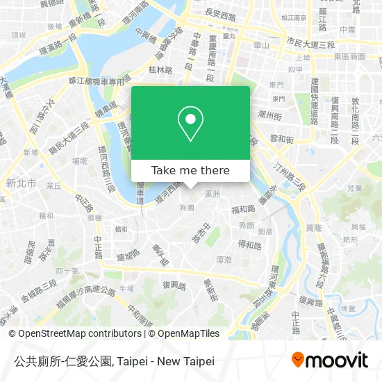 公共廁所-仁愛公園 map