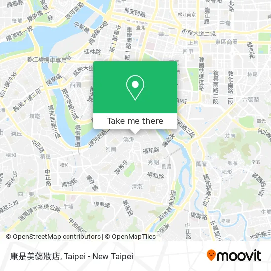康是美藥妝店 map