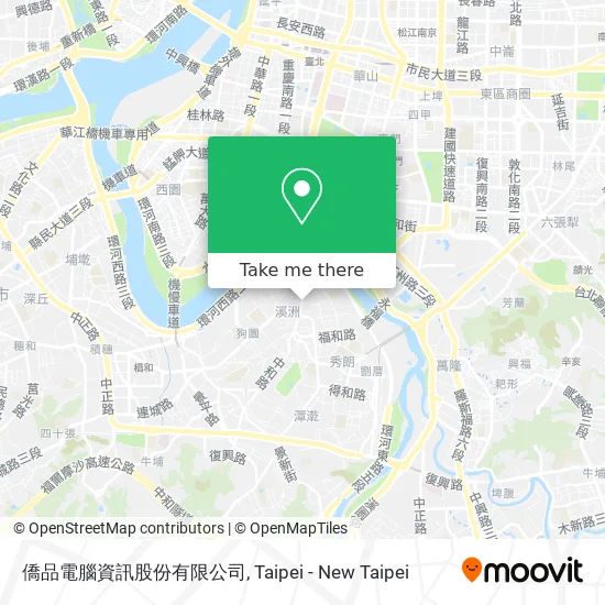 僑品電腦資訊股份有限公司 map